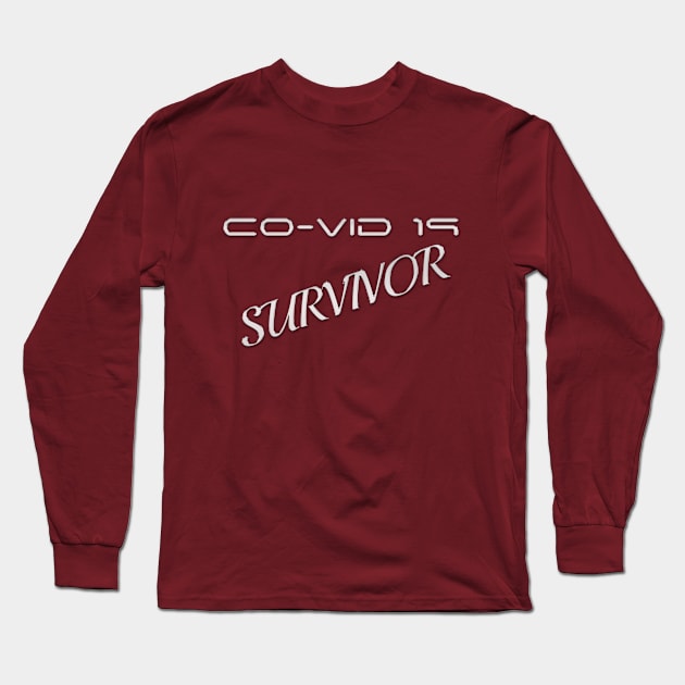 Co-vid 19 survivor Long Sleeve T-Shirt by junochaos